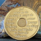 Alcoholics Anonymous Aa 15 Year Bronze Medallion Coin Chip Token Sobriety Sober