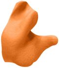 Orange Custom Molded Reusable Ear Plugs Mold 10 Minutes Hearing Protection Nrr26