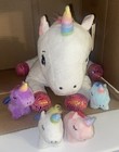 Mommy Unicorn Plush Stuffed Animal With 4 Baby Unicorns In Belly New