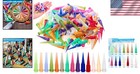 210-piece Multicolor Blunt Tips For Precision Adhesive Dispensing - 14 Sizes