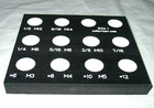 Bilz Tap Holder  1 Gt12 Collet Adapter Rack Set W size Labels Quick-change  pt