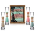 Colorful Wedding Unity Sand Ceremony Kit With Tree Design - Perfect For Celebrat