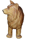 Vintage Chow Chow Akita Dog Figurine Made In Japan