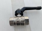 Gmr 08accny190 1 2  Fnpt Nickel Plated Brass Ball Valve 1 4 Turn Metal Handle