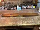 Antique Stanley Rule   Level Co  27  Rosewood Brass Level Patents 1862   1872