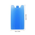 2pcs Ice Packs For Coolers Freezer Packs Refillable Ice Boxes Plastic Ice Packs