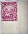 Travelstamps  1946 Barbados Stamp Sc  199a  Mint  Original Gum Never Hinged  8d