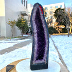 27 61lb Large Natural Amethyst Geode Cathedral Crystal Cluster Specimen Energy