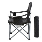 Kffkff Oversized Camping Chair 450lbs Foldable Outdoor Chair Cooler Bag