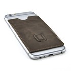 Removable Adhesive Stick-on Card Wallet Case Pu Leather For Phones By Dockem