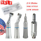 Nsk Style Dental Slow Low Speed Handpiece Straight Contra Angle Air Motor 4  2h