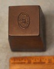 Antique Richmond Va 1912 Centrum Ovale Medical Stamping Die Jn995 Neuroscience