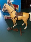 Thunderbolt-western Horse   best Of The West   Johnny West Set By Marx Toys 1966