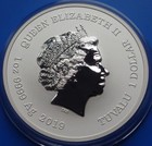 2019 Tuvalu  1 One Dollar Captain America Marvel Silver 1oz Coin Perth Mint