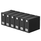  6 Pack Bed Sheet Organizer And Storage  Foldable Sheet Organizer 6 Pcs Black