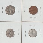 Lot Of 4 Coins Silver Dimes 1880 Penny And Buffalo Nickel