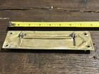 Solid Brass Old Vintage Letter Mail Box Postal Slot Plate Door Hardware  Salvage