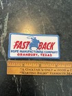Fast Back Rope Tx Cowboy Horse Horses Rodeo Patch 4    Vtg Western Fastback Steer