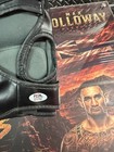 Conor Mcgregor Vs Max Holloway Signed Ufc Gloves Display Plaque Psa   Beckett