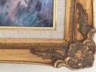 Amazing Wood Gilt Carved Frame With Print Of Renoir Menton