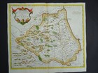 Antique Map Of Durham By Robert Morden 1722