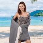 Nova Luxury Linen - Quick Dry Turkish Beach Towels   100  Organic Cotton  Sand