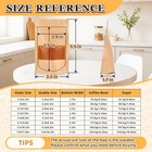 Food Bags 100 Pack Granola Trail Mix Bags Sealed Bag With Window Resealable Stan