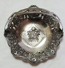Antique Or Vintage Silverplate Brides Basket With Handle Very Ornate