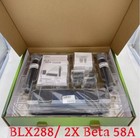 Wireless Vocal System Shur Blx288   Beta 58a W 2 Beta58 Microphones Express New