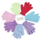 8 Pairs Double Sided Exfoliating Gloves Body Scrubber Scrubbing Glove Bath Mi   