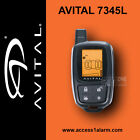 Avital 7345l 2-way Lcd Replacement Remote Control For Avital 5305l Or 3305l 
