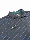 Official Mercedes Petronas Amg Puma Formula 1 F1 Polo Printed Shirt Size Large
