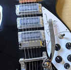Ship Us Custom 325 Electric Guitar Black Body 3h Pickups Vintage Tremolo