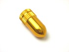 Bike Car Bicycle Tire Valve Cap Aluminum Andozine Gold 