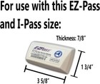 Ez Pass And I-pass Toll Transponder Holder - High Temp - Black  1 Pack 
