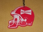 Vintage Budweiser Beer Plastic Football Helmet Key Chain Keychain