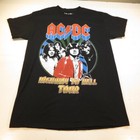 Ac dc Vintage Style Hard Rock Highway To Hell Tour Concert Tee T Shirt Mens M 