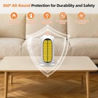 Space Heater  Portable Heaters For Indoor Use With Remote  Led Display  18h T   