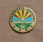 Clarkdale Arizona Uvc United Verde Copper Mining Travel Souvenir Lapel Pin