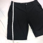 Puma Golf Mens Black Performance Flat Front Tech Shorts Size 34