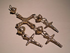 Vintage Yalalag  925 Sterling Silver Cross Pendant 31 3 Grams Made In Mexico