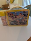 2001 Hallmark School Days Flintstones Mini Lunch Box thermos  Ltd Ed Of 19500