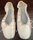  new  Gamba Style 97 Pink Satin Pointe Ballet Toe Dance Shoes