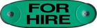 Lettercraft Taxi  for Hire  Windscreen Light - Green - Led Sign For Taxi Meter