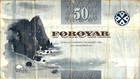 Faeroe Foroyar Islands 50 Kronur 2011 P 24  F Condition  6rw 09feb