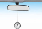 Mirror Disco Ball Hanging Car Accessory - Rear View Mirror Hanging - Silver     