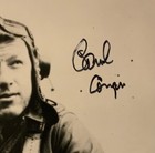 Wwii Era Army Air Force Ace Pilot Paul Conger 56th Fighter Group Signed Photo  1