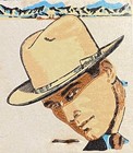 1940c   stetson Hats    colorful  Graphic Advertising Matchbook matches  Scarce 