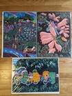6 Chinese Folk Art Prints Signed 15  X 22 