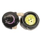 Pt Witch   Cauldron Halloween Magnetic Ceramic Salt And Pepper Shakers Set